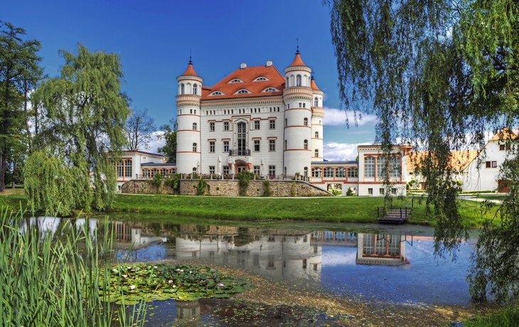 Historischer Palast in Wojanow, Polen