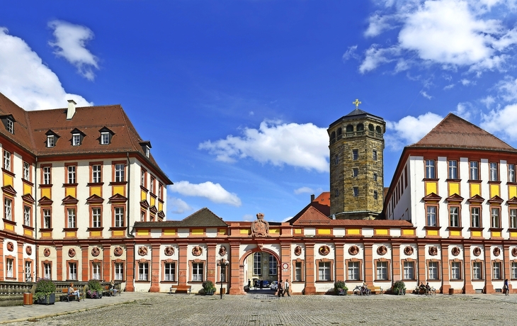 Alte Schloss von Bayreut, Bayern, Deutschland